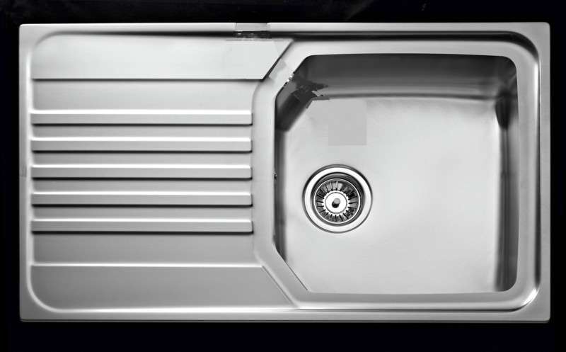 Fregadero Teka PREMIUM 1C 1E – Encastrado 50 cm, Acero inoxidable pulido, Escurridor reversible