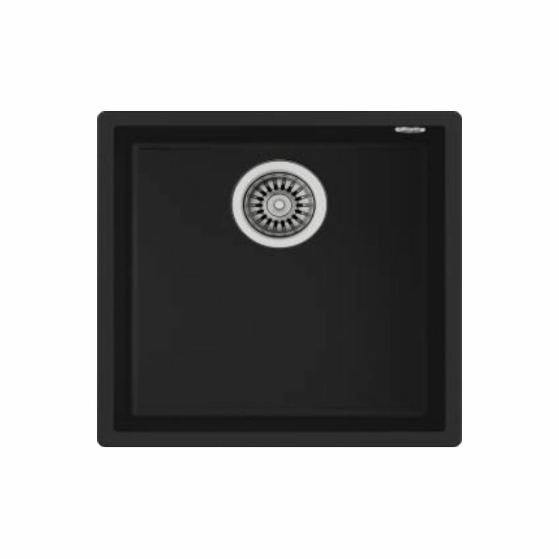 Fregadero bajo encimera Teka SQUARE 40.40 TG – Tegranite+ negro, 40x40 cm, Profundidad 20 cm