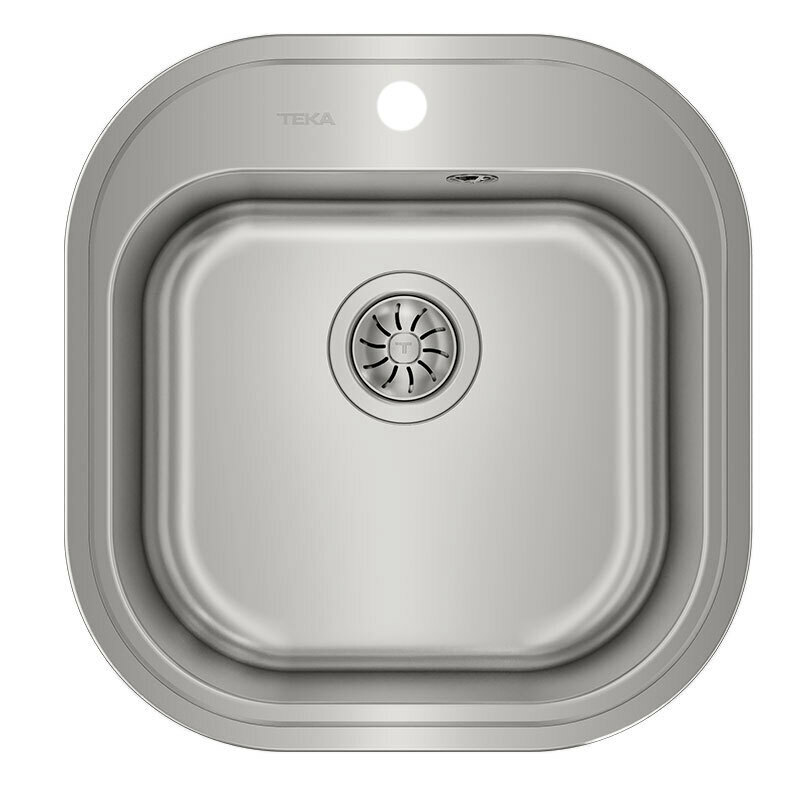 Fregadero Teka STYLO 1C – Encastrado, Acero inoxidable 18/10, Cubeta 16,5 cm