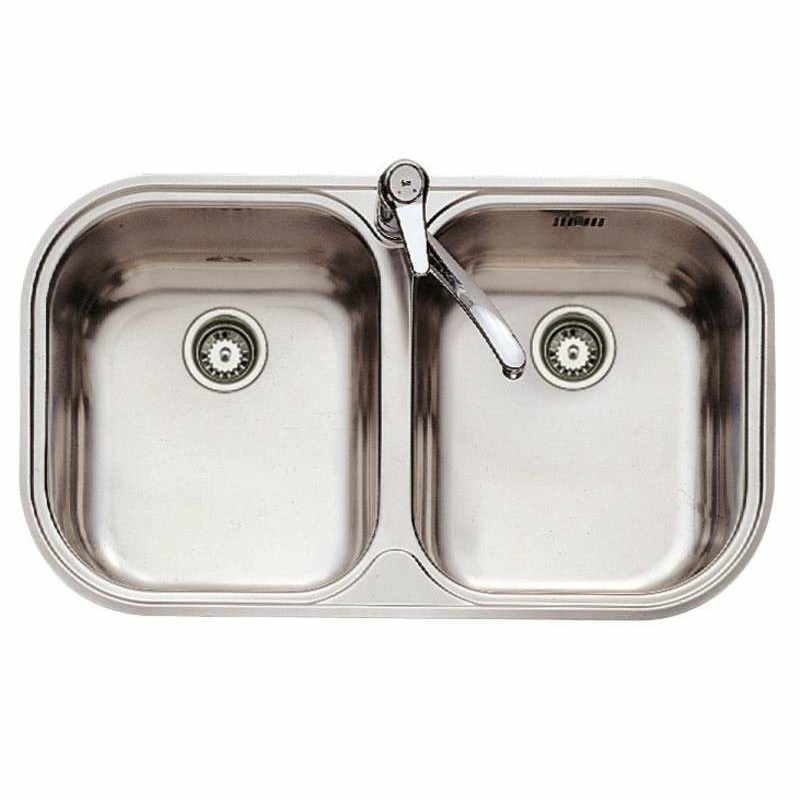 Fregadero encastrado Teka STYLO 2C – 2 cubetas, acero inoxidable 18/10, 17 cm profundidad