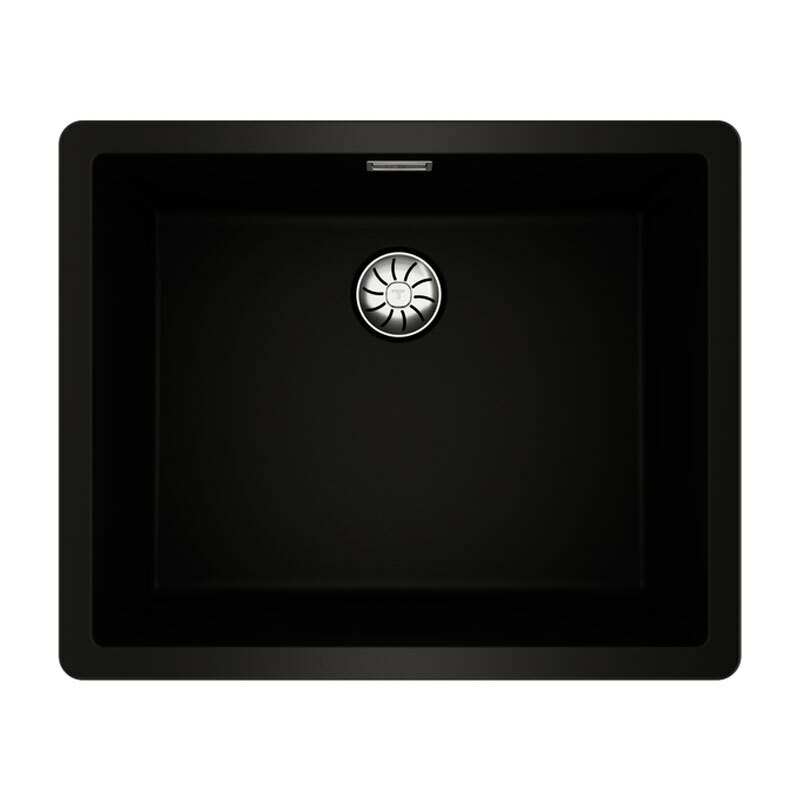 Fregadero Teka Radea R10 50.40 M-TG – Negro, Cubeta XXL 50x40 cm, Enrasado/encastrado