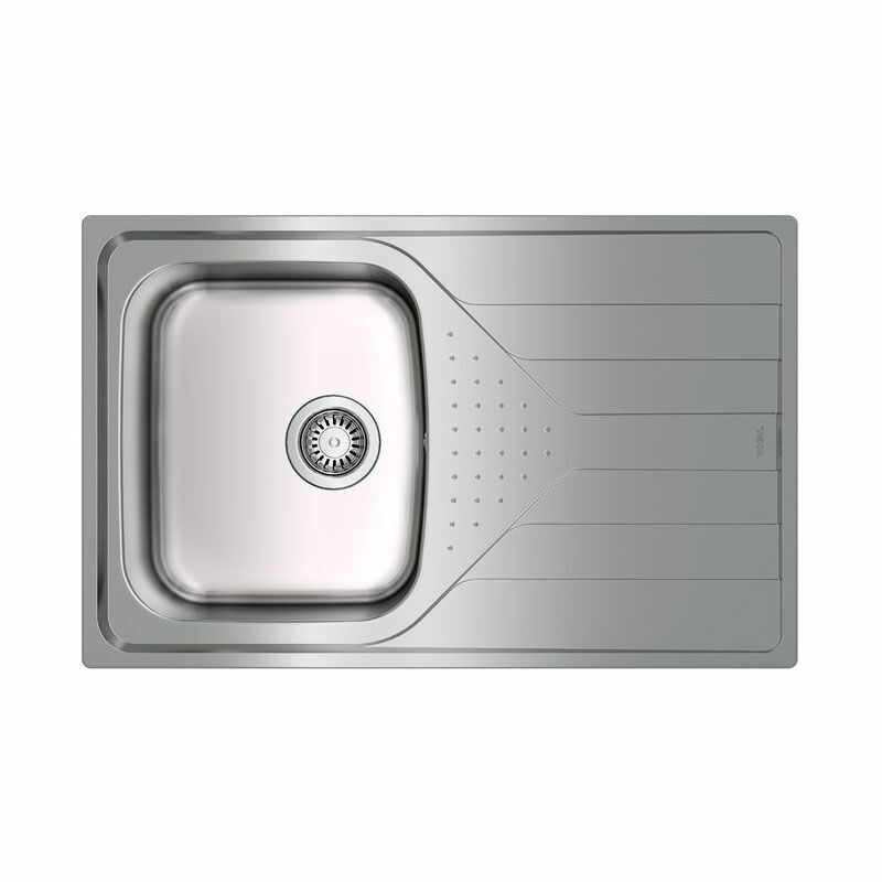 Fregadero Teka Universe 45 T-XP 1C 1E – Encastrado, Inox pulido, 1 cubeta con escurridor derecho