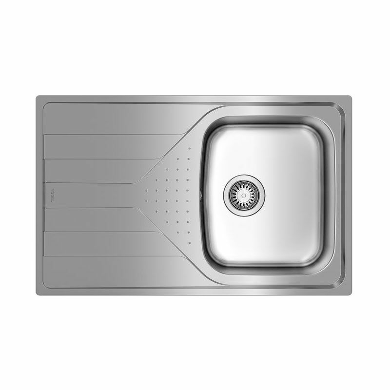 Conjunto fregadero Teka Universe 45 T-XP 1C 1E – Enrasado, 1 cubeta 17 cm, Escurridor reversible