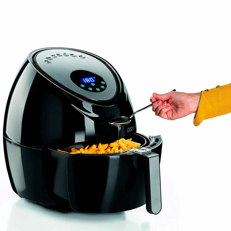 Freidora de aire Ariete 4618/02 – Cesta 5,5 L, 2,5 kg, Pantalla táctil