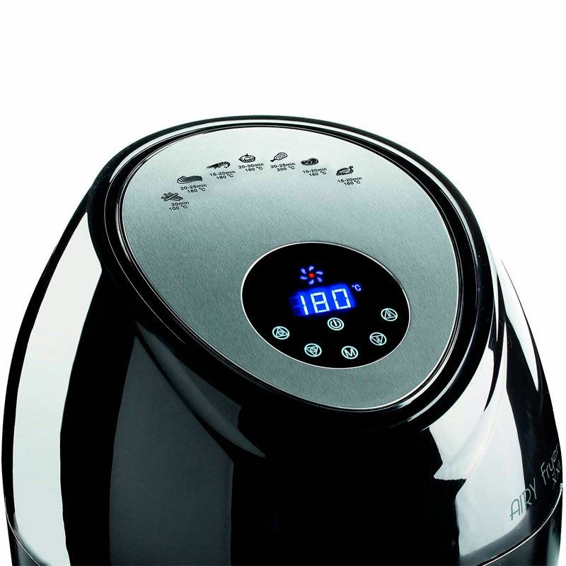 Freidora de aire Ariete 4618/02 – Cesta 5,5 L, 2,5 kg, Pantalla táctil