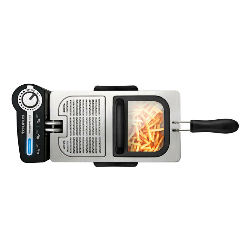 Freidora eléctrica Taurus Professional 3 Plus – 3,0 L, 2100 W, Acero inoxidable