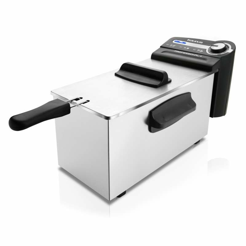 Freidora eléctrica Taurus PROFESSIONAL 4 – 4 L, 2200 W, Acero inoxidable
