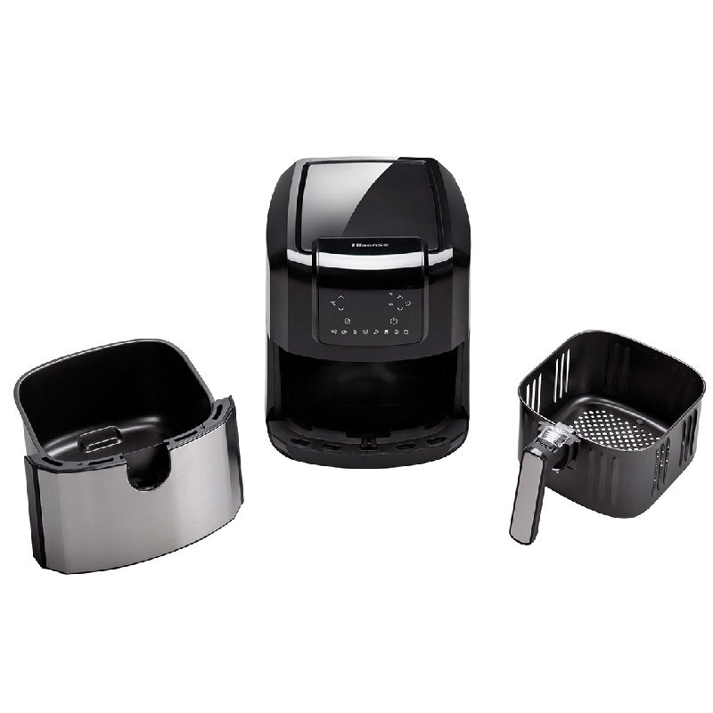 Freidora de aire Hisense H06AFBS1S3 – 5L, 1700W, 8 programas automáticos