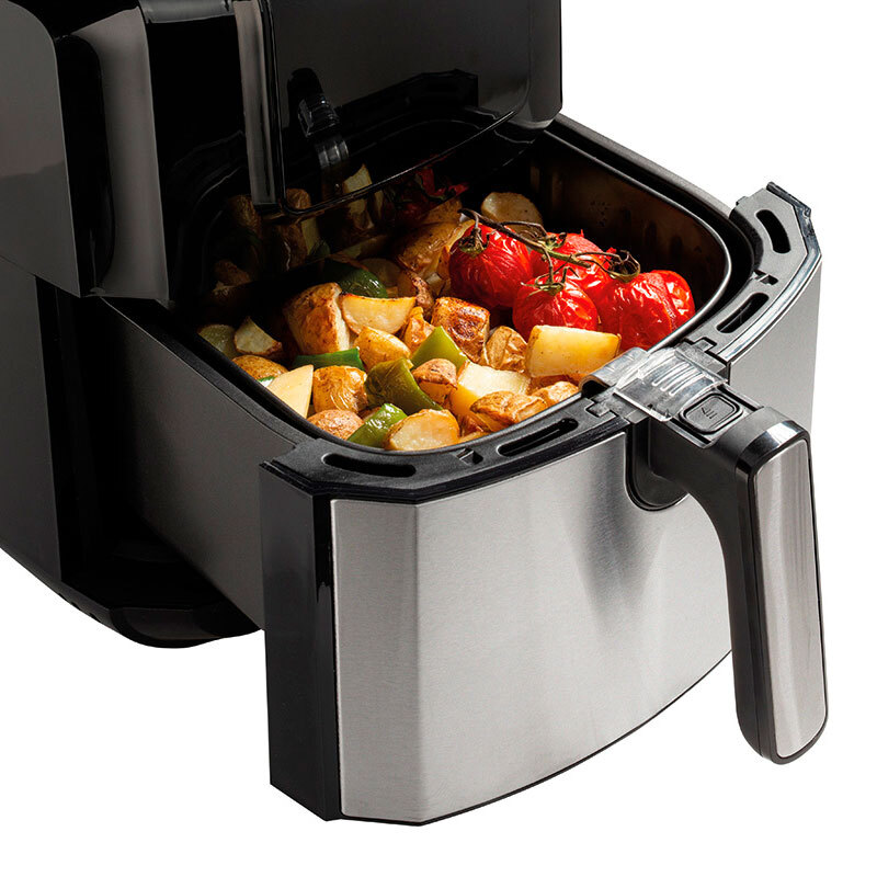 Freidora de aire Hisense H06AFBS1S3 – 5L, 1700W, 8 programas automáticos