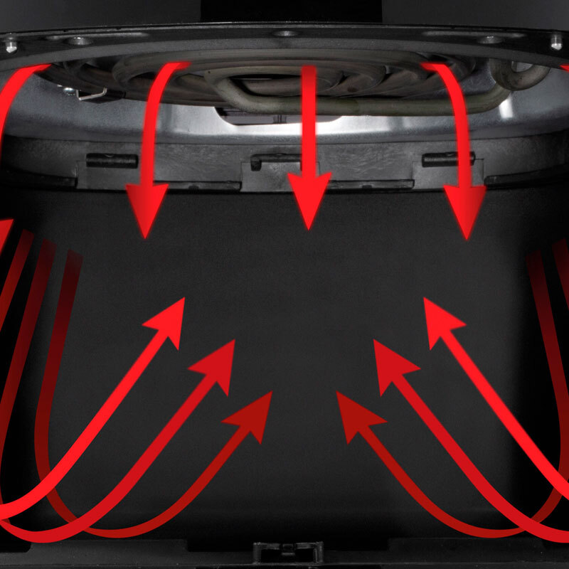 Freidora de aire Hisense H06AFBS1S3 – 5L, 1700W, 8 programas automáticos