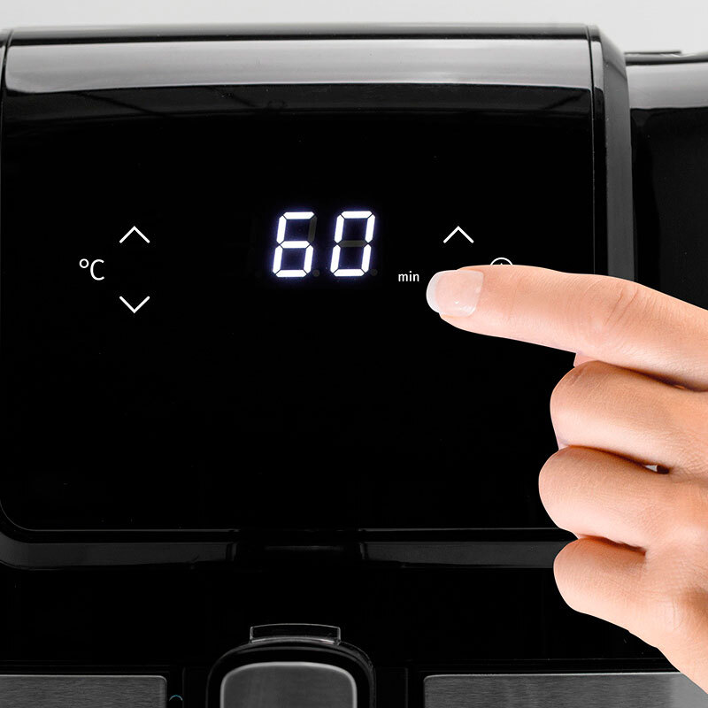 Freidora de aire Hisense H06AFBS1S3 – 5L, 1700W, 8 programas automáticos