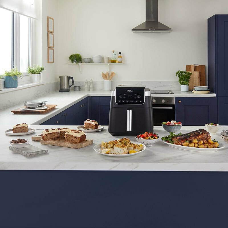Freidora de aire Ninja AF180EU Max Pro – 6,2 L, 2000 W, Pantalla táctil