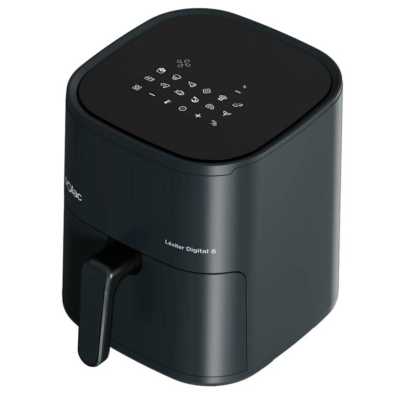 Freidora de aire Solac FA1400D – 5 L, Sin aceite, Pantalla táctil