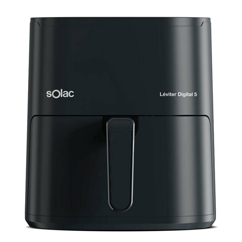 Freidora de aire Solac FA1400D – 5 L, Sin aceite, Pantalla táctil