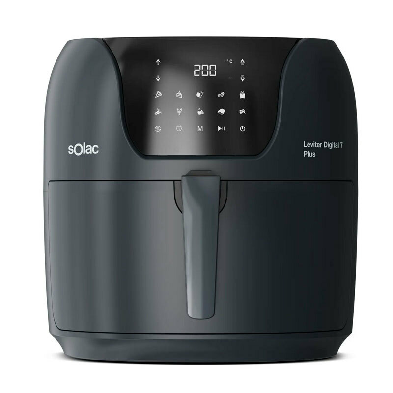 Freidora de aire Solac FA1800 (S97203700) – 7,4 L, 1.800 W, Pantalla táctil