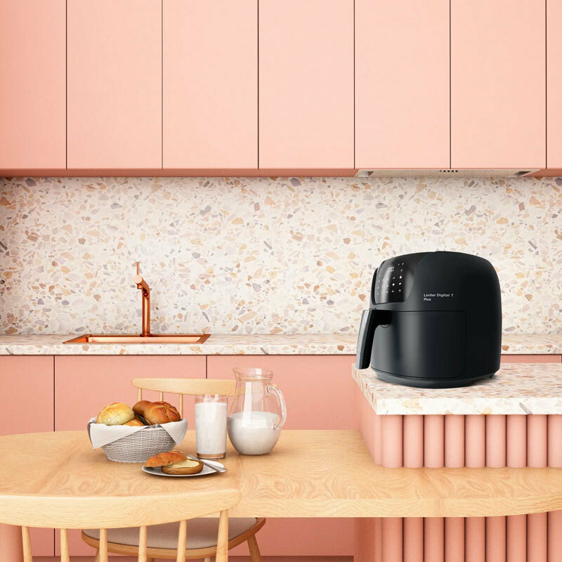 Freidora de aire Solac FA1800 (S97203700) – 7,4 L, 1.800 W, Pantalla táctil