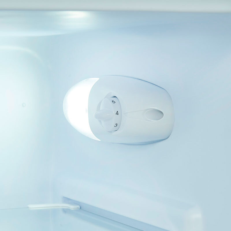 Frigorífico 1 puerta Exquisit RKS120-V-H-160E – 122 L, Rojo retro, Clase E