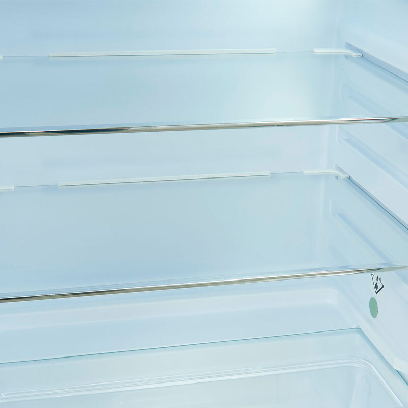 Frigorífico 1 puerta Exquisit RKS120-V-H-160E – 122 L, Rojo retro, Clase E