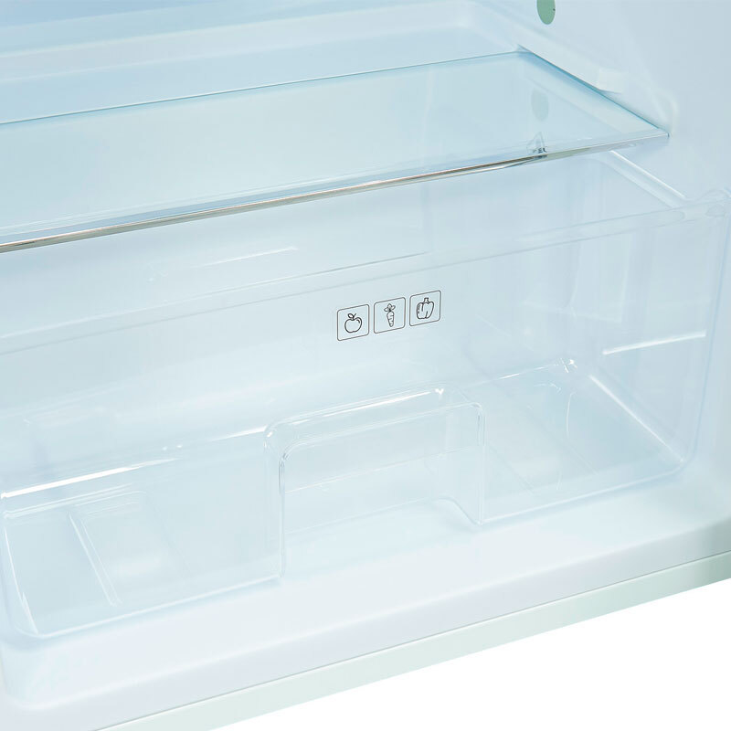 Frigorífico 1 puerta Exquisit RKS120-V-H-160E – 122 L, Rojo retro, Clase E