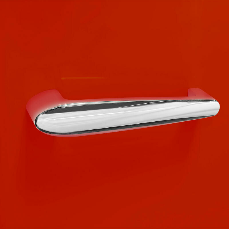 Frigorífico una puerta Exquisit RKS325-V-H-160F – 229 L, No Frost, Rojo