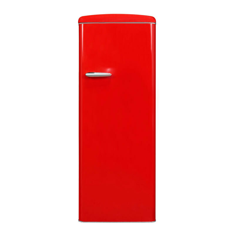 Frigorífico una puerta Exquisit RKS325-V-H-160F – 229 L, No Frost, Rojo