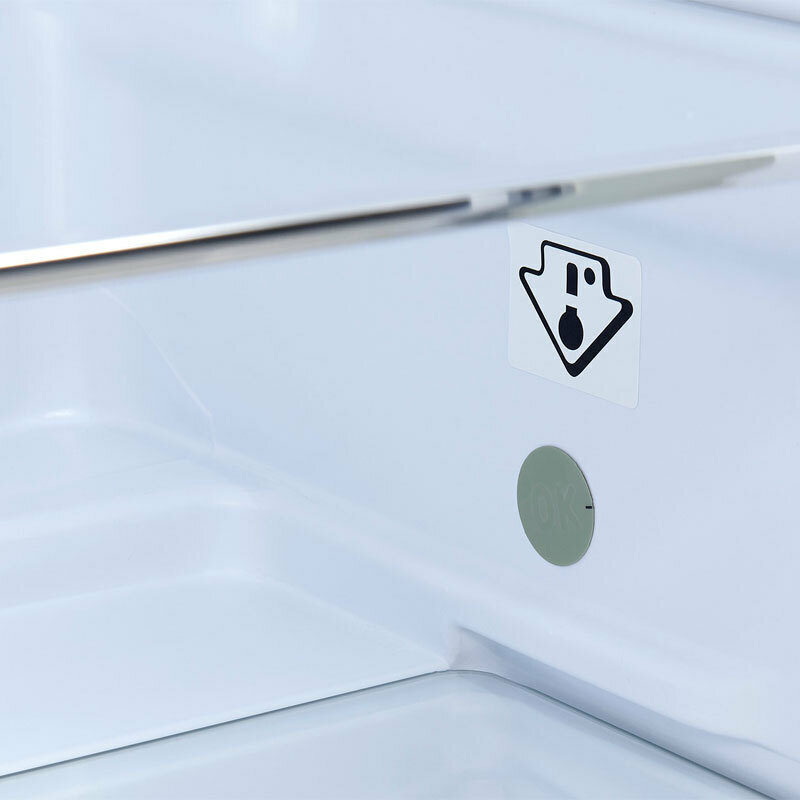 Frigorífico una puerta Exquisit RKS325-V-H-160F – 229 L, No Frost, Rojo