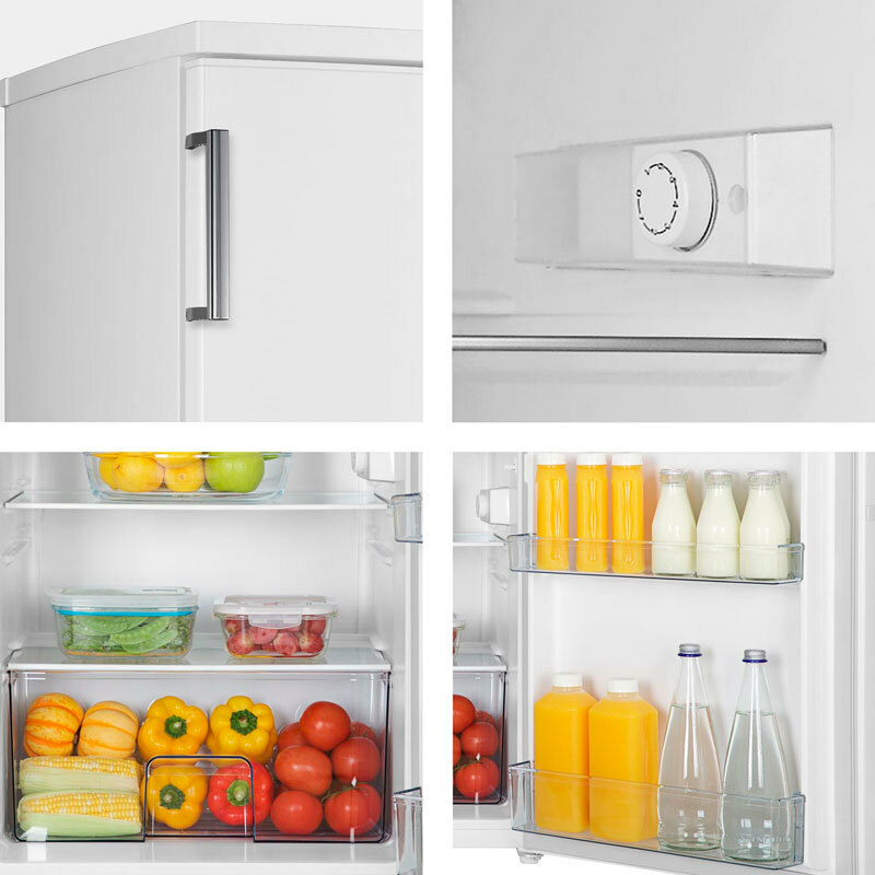 Frigorífico 1 puerta Hisense RL170D4BWE – 133 L, Libre instalación, Puerta reversible