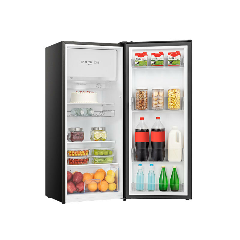 Frigorífico una puerta Hisense RR220D4BBE – 165 L, Clase E, Freeze Zone 15 L
