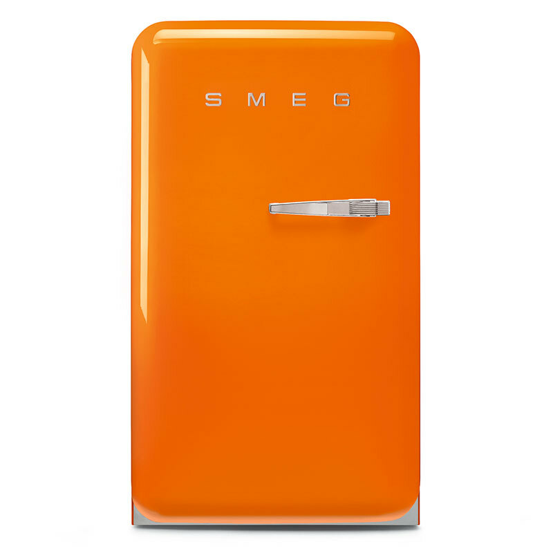 Frigorífico 1 puerta Smeg FAB10LOR6 – Retro naranja, 122 L, 35 dB