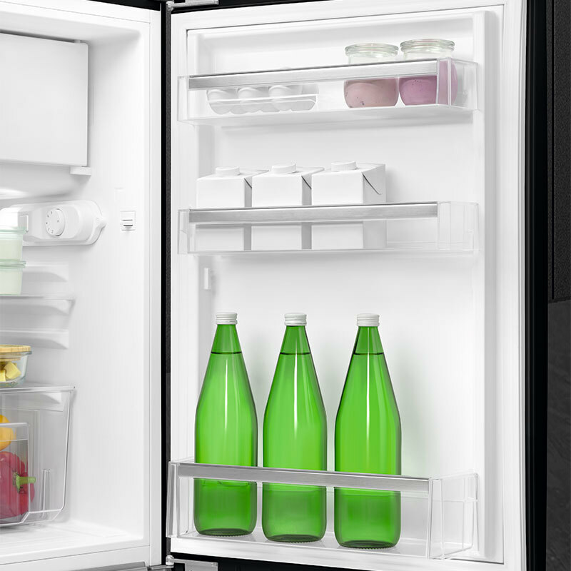 Frigorífico monopuerta Smeg FAB10RBL6 – Retro 50's negro, 122 L, Libre instalación