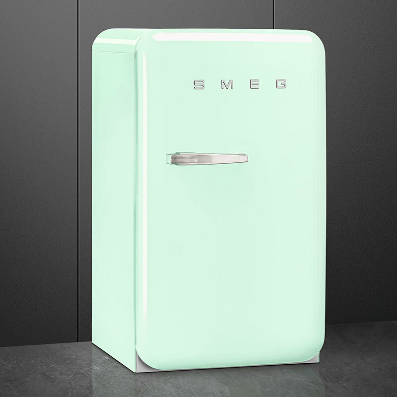 Frigorífico compacto Smeg FAB10RPG6 – Verde agua, 121,8 L, 35 dB