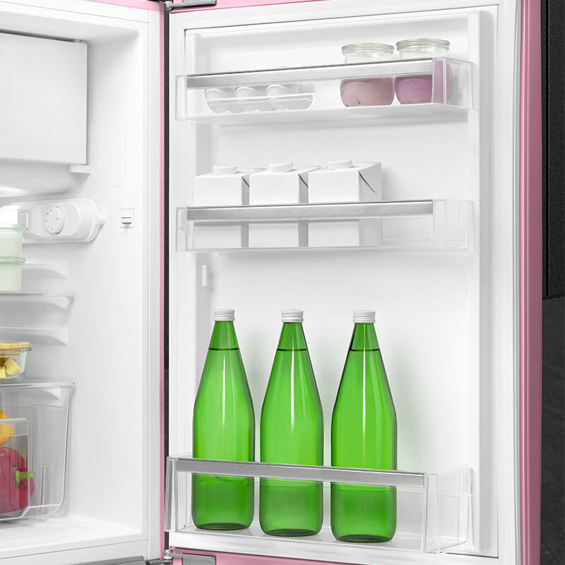 Frigorífico compacto Smeg FAB10RPK6 – 122 L, Rosa 50's, 35 dB