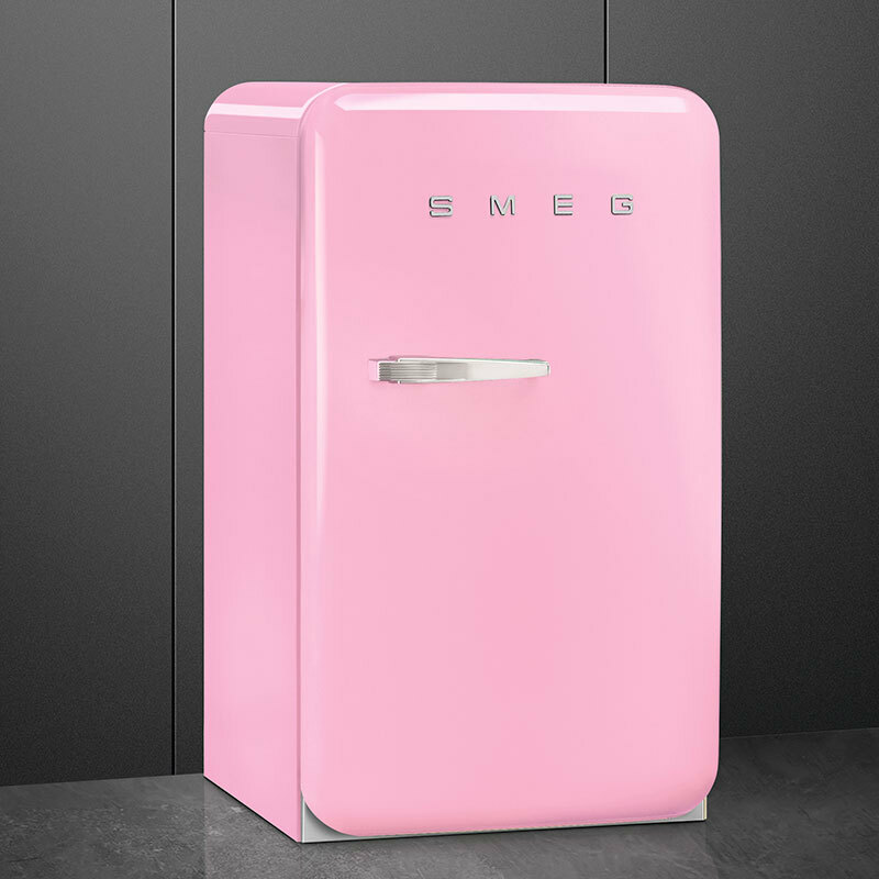 Frigorífico compacto Smeg FAB10RPK6 – 122 L, Rosa 50's, 35 dB