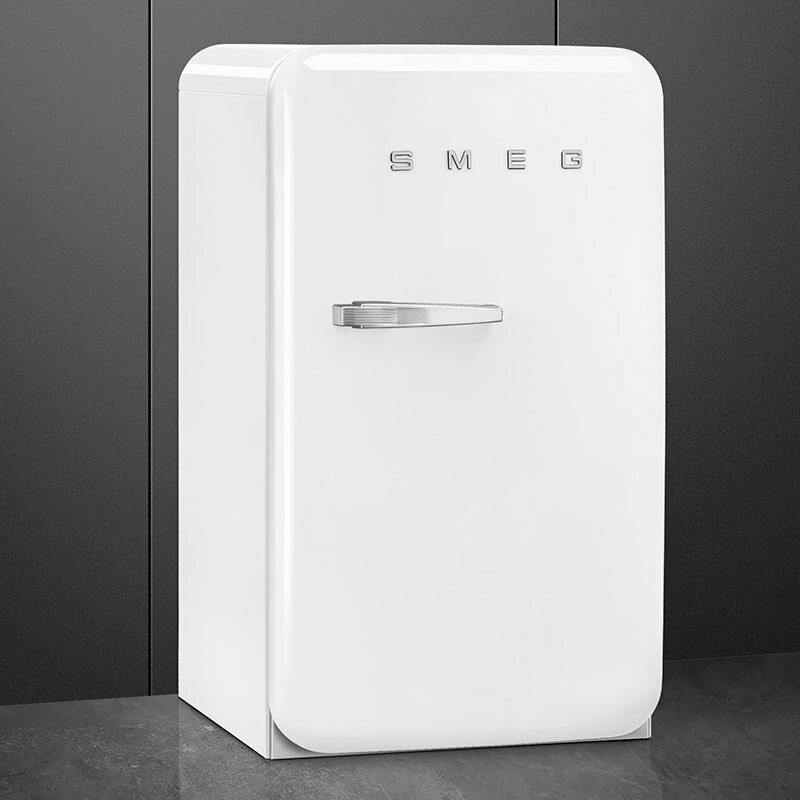 Frigorífico monopuerta Smeg FAB10RWH6 – Estética 50's, 122 L, Silencioso 35 dB