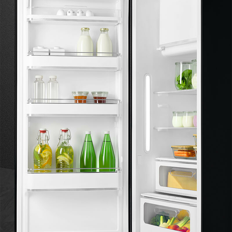 Frigorífico monopuerta Smeg FAB28LBL6 – 270 L, No Frost, Inverter