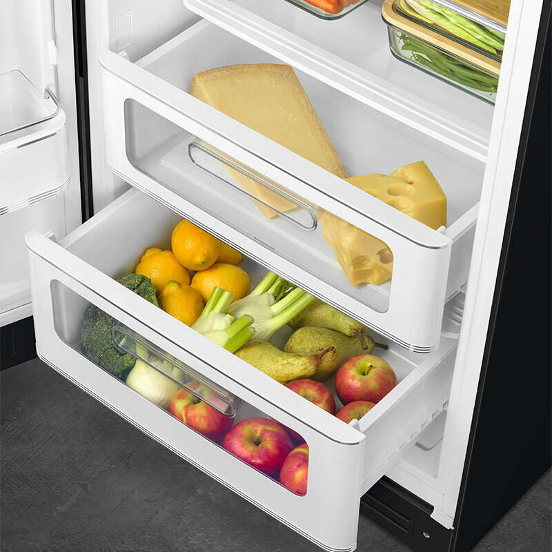 Frigorífico monopuerta Smeg FAB28LBL6 – 270 L, No Frost, Inverter