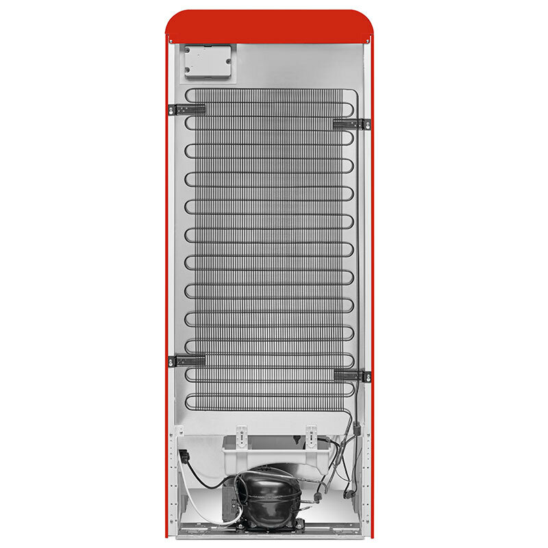 Frigorífico 1 puerta Smeg FAB28LRD6 – 270 L, No Frost, Rojo 50's