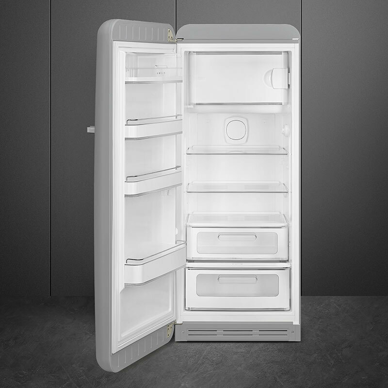 Frigorífico monopuerta Smeg FAB28LSV6 – 270 L, No Frost, Inverter