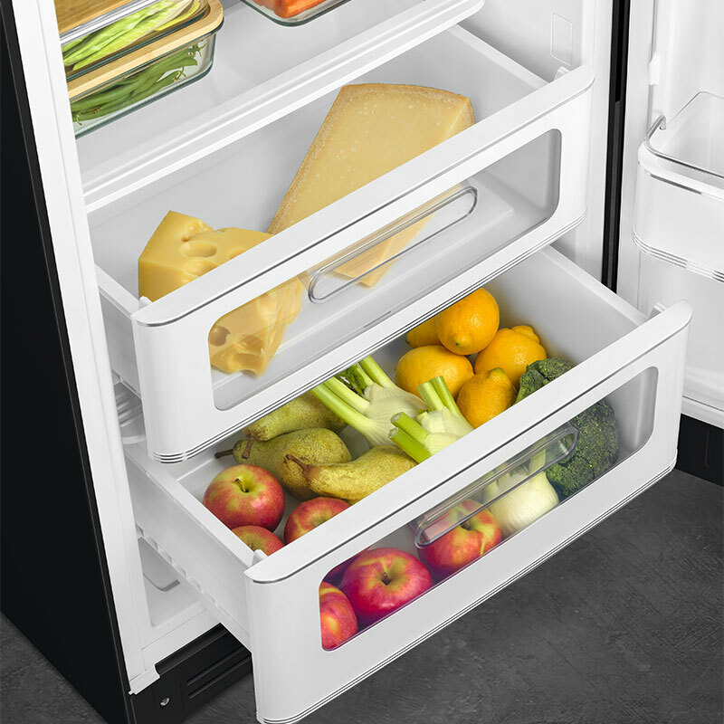 Frigorífico retro Smeg FAB28RBL6 – Libre instalación, 270 L, No Frost