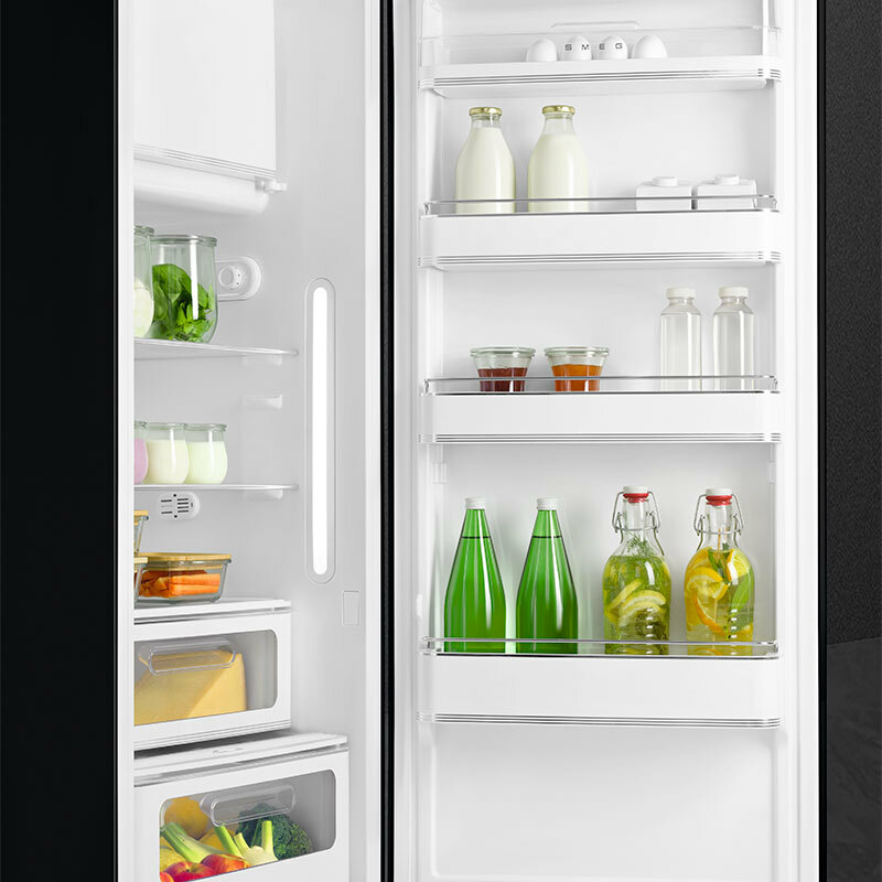 Frigorífico retro Smeg FAB28RBL6 – Libre instalación, 270 L, No Frost