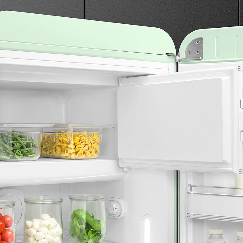 Frigorífico retro Smeg FAB28RPG6 – 270 L, No Frost, Verde Agua