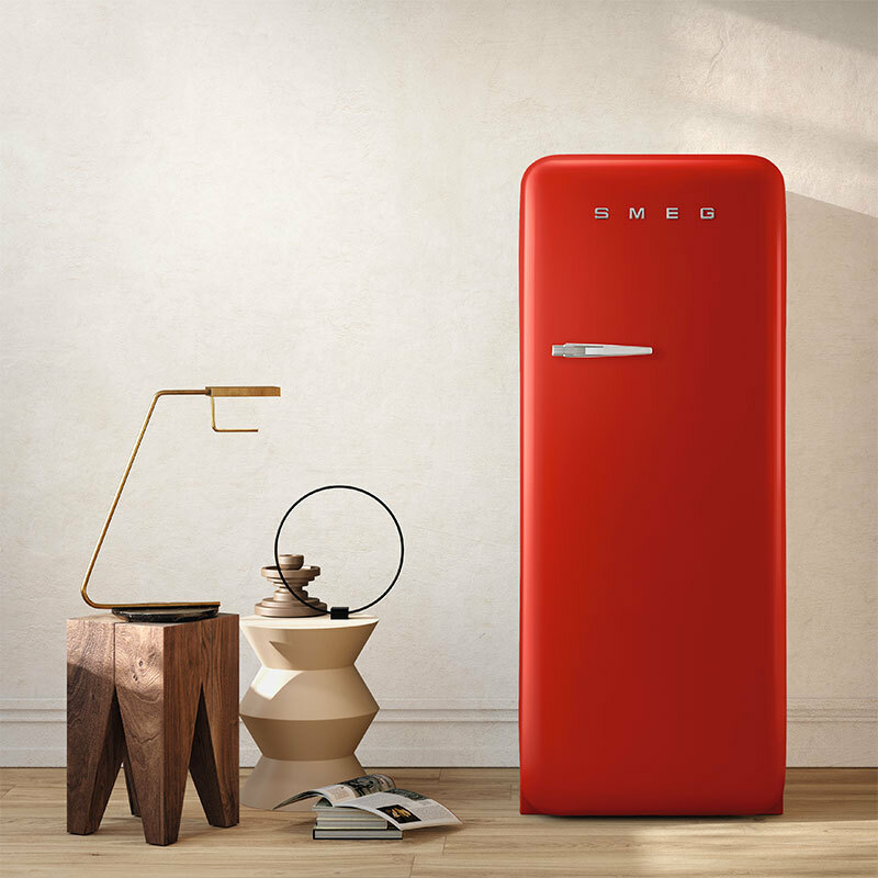 Frigorífico Smeg FAB28RRD6 – Retro rojo, 270 L, No Frost