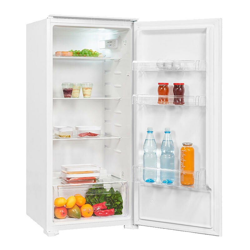 Frigorífico integrable Exquisit EKS201-V-E-040E – 199 L, Clase E, Iluminación LED