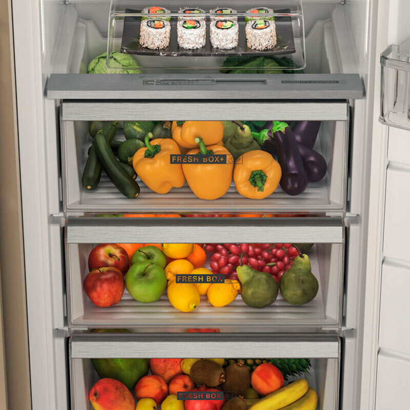 Frigorífico integrable Whirlpool WHSD18A013C1 – 306 L, 6th Sense, 30 dB