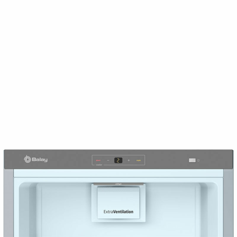 Frigorífico 1 puerta Balay 3FCE568XE – Inox antihuellas, 346 L, No Frost