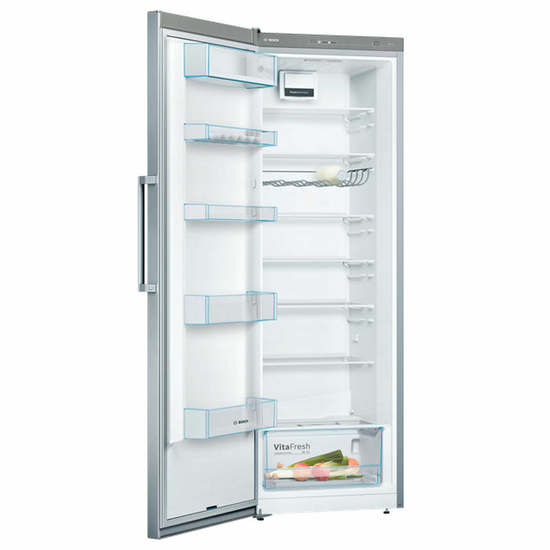 Frigorífico 1 puerta Bosch KSV33VLEP – 324 L, No Frost, Inox mate