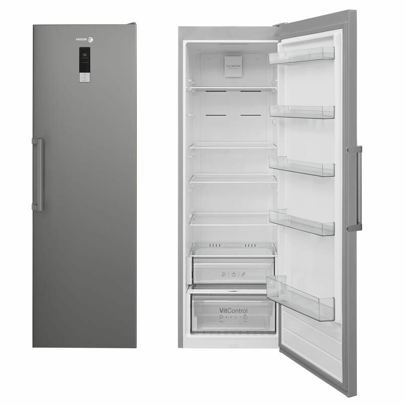 Frigorífico 1 puerta Fagor 3FFK-1875X – Total NoFrost, 380 L, Inox