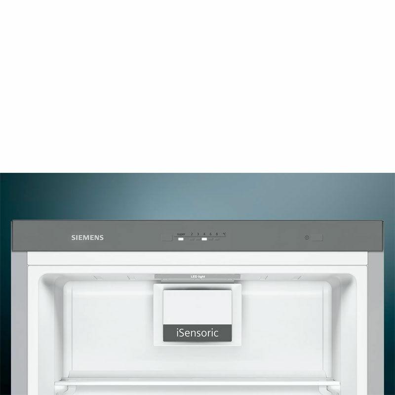 Frigorífico una puerta Siemens KS36VVIEP – 346 L, Acero antihuellas, SuperCooling