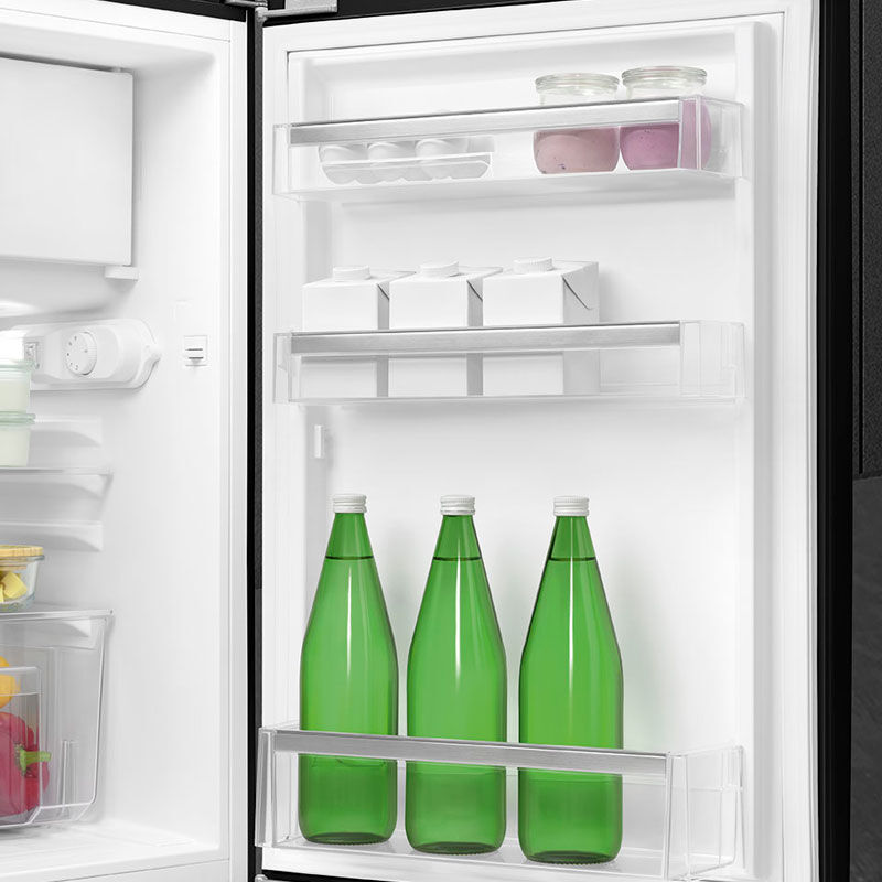 Frigorífico monopuerta Smeg FAB10RBL5 – 122 L, Negro 50's, Clase E