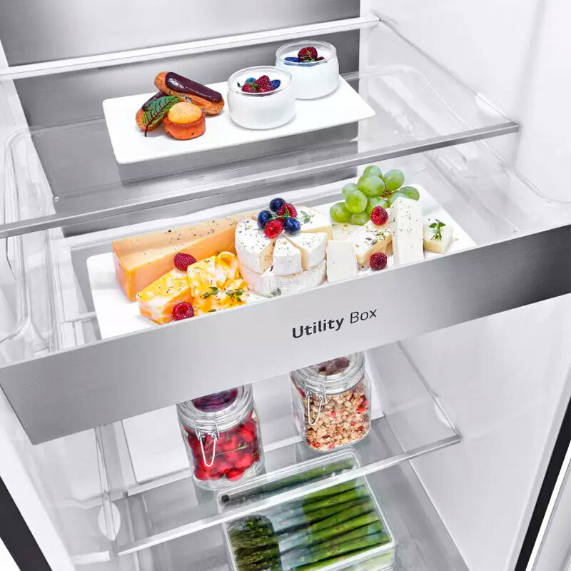 Frigorífico 1 puerta LG GLM71MCCSX – 413 L, No Frost, Inverter Linear